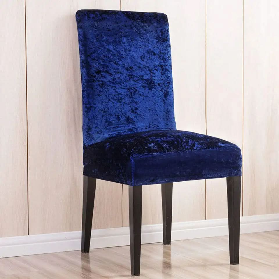 Elegant Velvet Dining Chair Cover – Universal Fit, Soft and Durable Protection for Dining Room Chairs 2