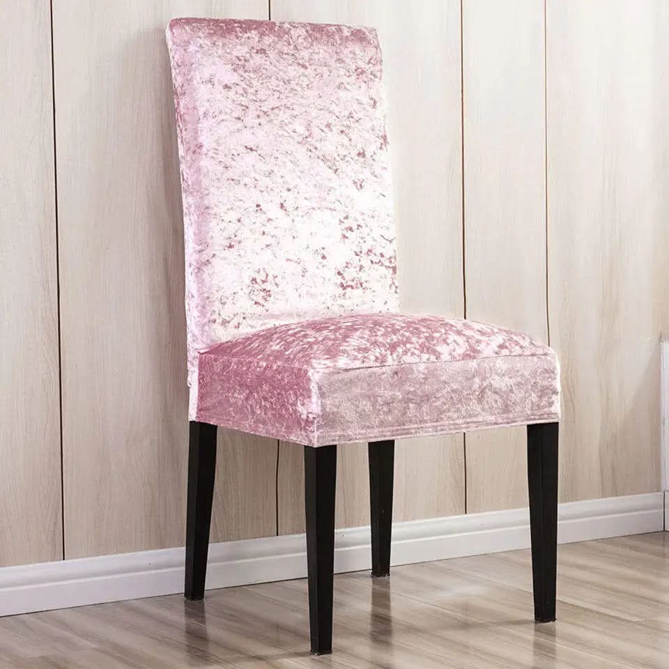 Elegant Velvet Dining Chair Cover – Universal Fit, Soft and Durable Protection for Dining Room Chairs 3