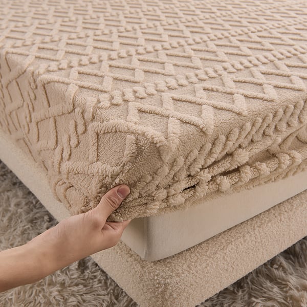 Flannel Velvet Extra Deep Fitted Sheet with 27 cm Pockets – Soft, Breathable, and Durable for All Seasons 6