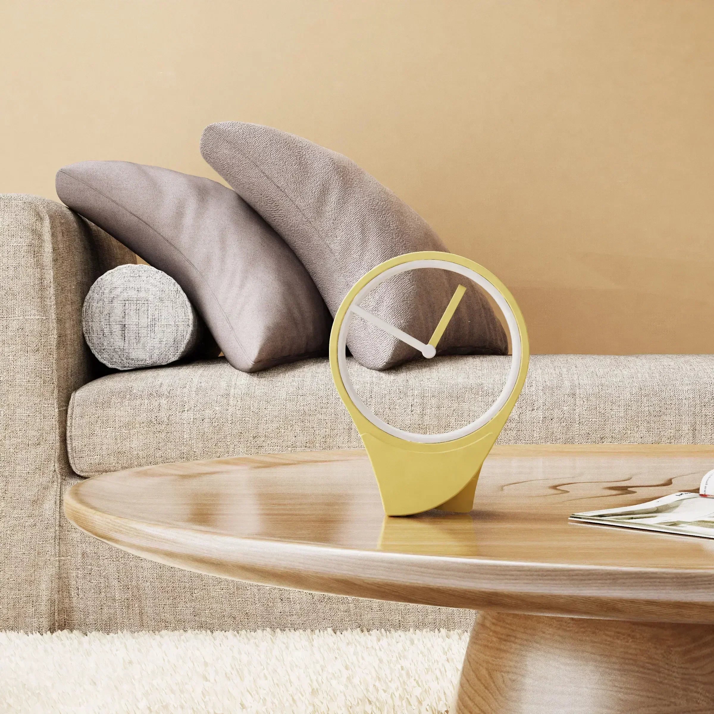 Floating LED Clock with Modern Design and USB Power – Unique Timepiece for Creative Interiors 2