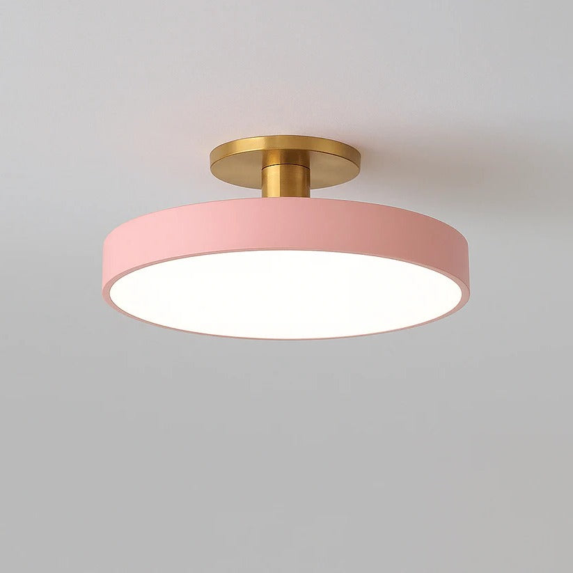 Flush Mount LED Ceiling Light Fixture – Warm White Circular Design for Elegant Illumination in Any Room 2