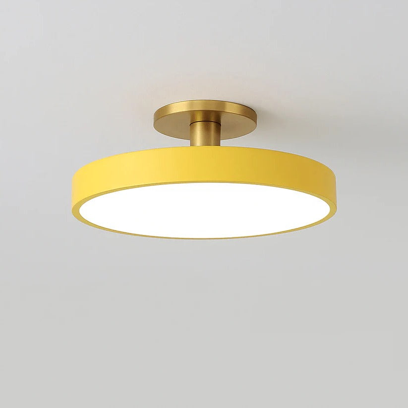 Flush Mount LED Ceiling Light Fixture – Warm White Circular Design for Elegant Illumination in Any Room 3