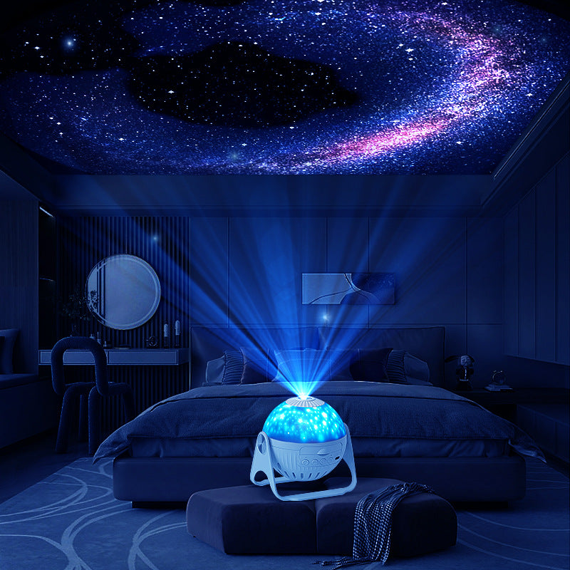 Galaxy Projection Lamp with Customizable Colors – Soothing Cosmic Ambience Light for Home Decor 0