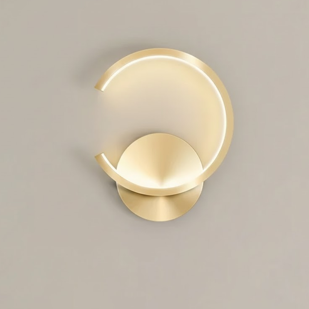 Halo Circle LED Wall Light – Painted Aluminum Wall Lamp with Integrated LED 10