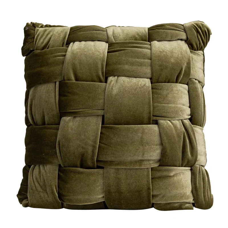 Hand-Knotted Silk Velvet Cushion Cover – Luxurious Softness in Elegant Colors for Sofas and Armchairs 6