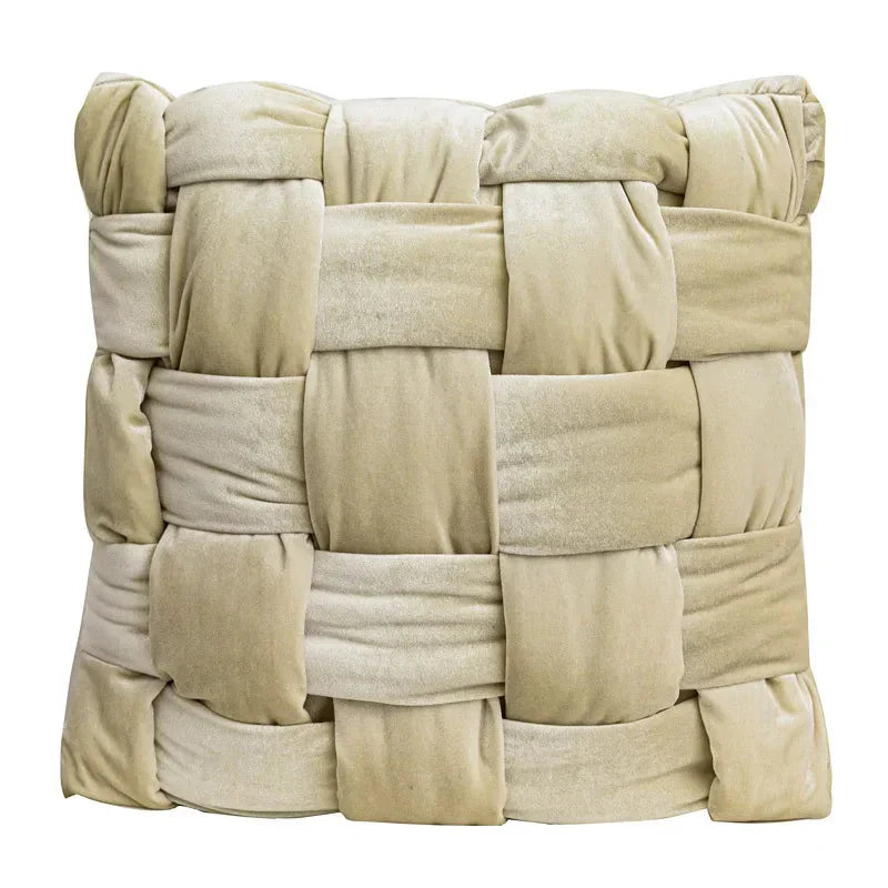 Hand-Knotted Silk Velvet Cushion Cover – Luxurious Softness in Elegant Colors for Sofas and Armchairs 7