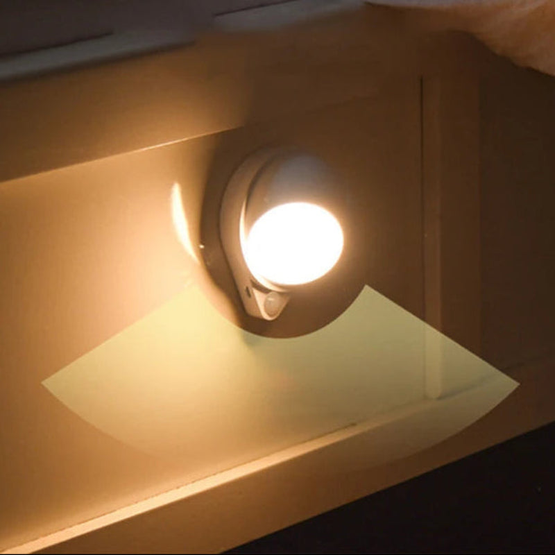 Intelligent LED Night Light with Motion Sensor and 360° Rotation – USB Rechargeable Indoor Motion Sensor Light 6
