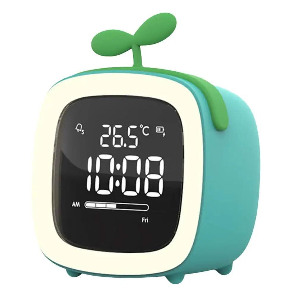 LED Children's Alarm Clock with Night Light – Gentle Wake-Up, Playful Star and Rabbit Design, Energy Efficient 19