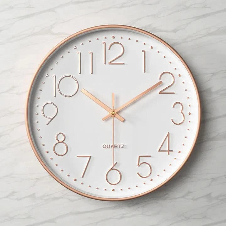 Large 3D Wall Clock with Easy-to-Read Numbers – Modern Minimalist Home and Office Decor 10