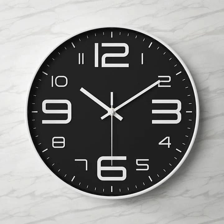 Large 3D Wall Clock with Easy-to-Read Numbers – Modern Minimalist Home and Office Decor 6