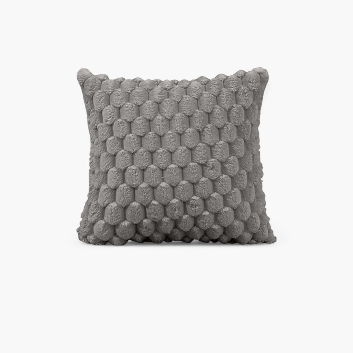 Lush Textured Throw Pillow 45x45 cm – Ultra-Soft Decorative Couch Pillow for Elegant Interiors 2