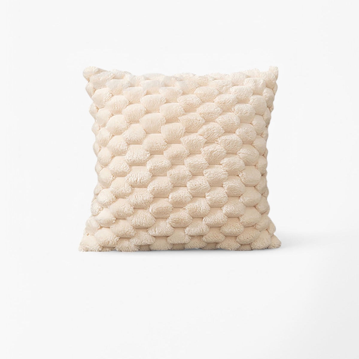 Lush Textured Throw Pillow 45x45 cm – Ultra-Soft Decorative Couch Pillow for Elegant Interiors 4