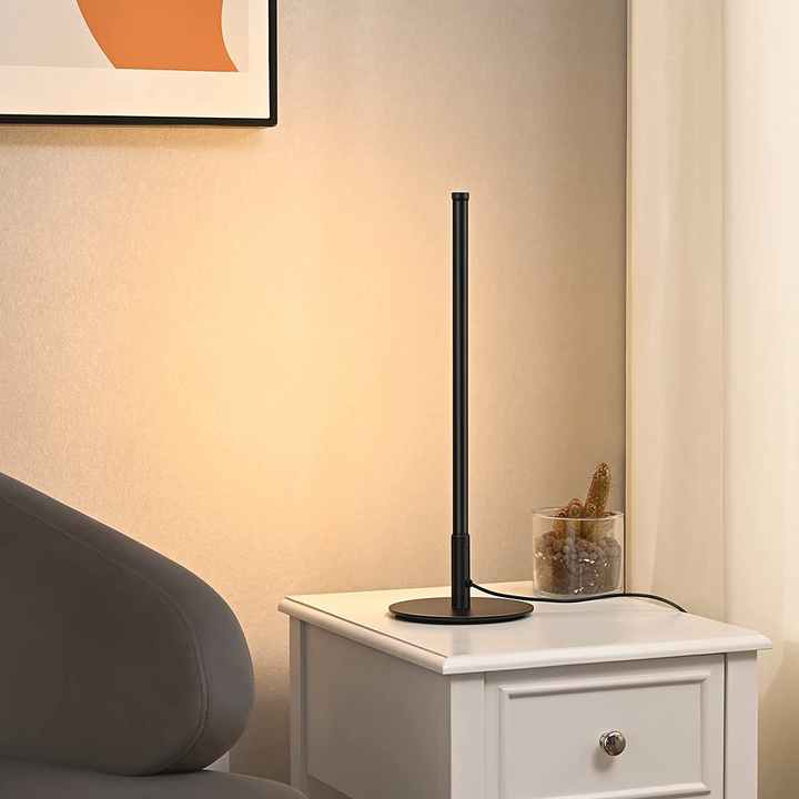 Matte Black LED Night Light Set with Dimming Control – Adjustable Brightness for Home Décor 1