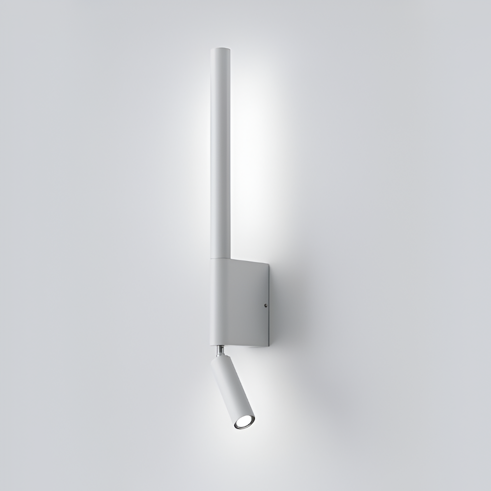 Modern wall-mounted light fixture on a white background