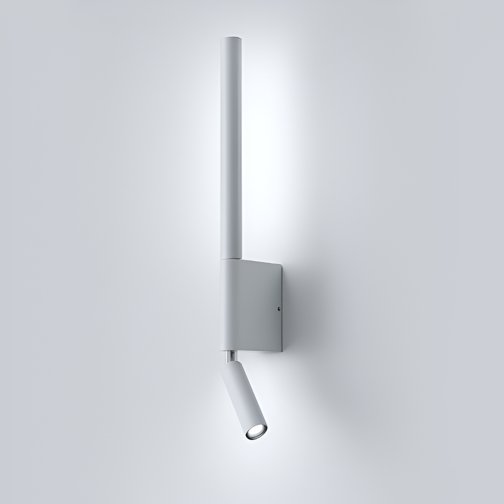 Modern wall-mounted light fixture on a white background