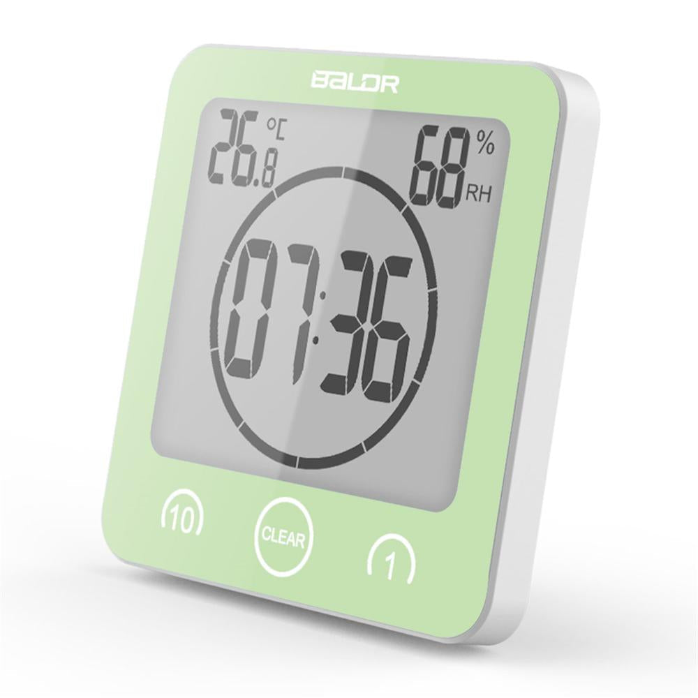 Minimalist Digital Shower Timer with High-Contrast Display – Water-Resistant and Cord-Free Design for Efficient Time Management 4