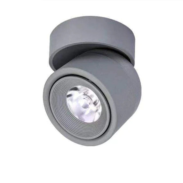Minimalist LED Spotlight with 340° Rotation – Elegant Ceiling Spotlight for Warm Light Ambiance, Aluminum Design 12