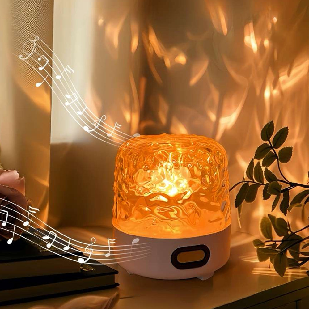 Minimalist Water Ripple Table Lamp – Cute Ambient Light for Bedroom, Study, or Desk – Energy Efficient LED Design 1