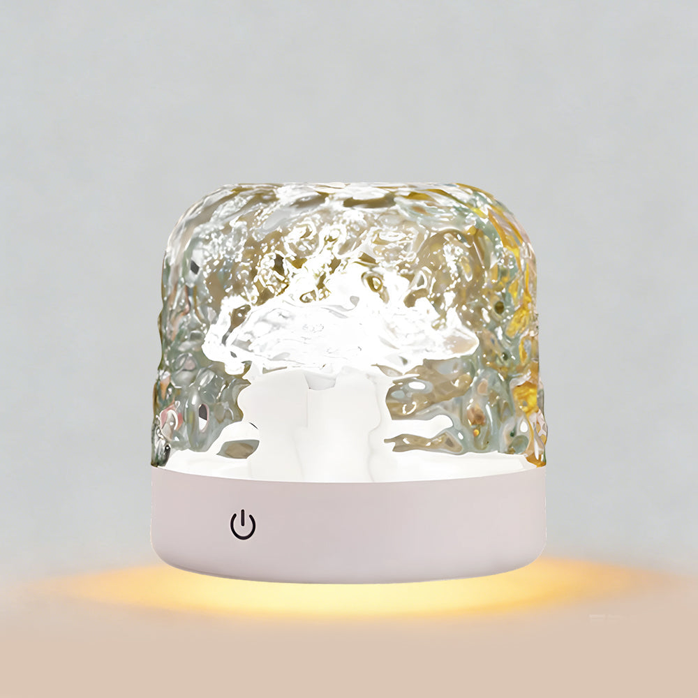 Minimalist Water Ripple Table Lamp – Cute Ambient Light for Bedroom, Study, or Desk – Energy Efficient LED Design 4