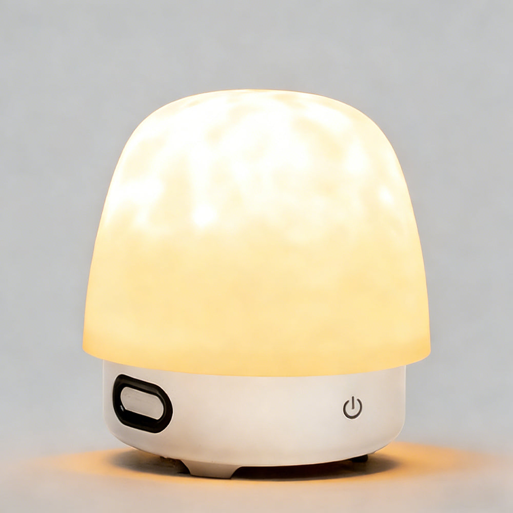 Minimalist Water Ripple Table Lamp – Cute Ambient Light for Bedroom, Study, or Desk – Energy Efficient LED Design 9