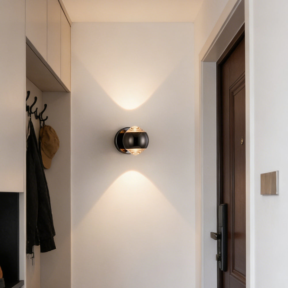 Modern 350° Rotating LED Wall Light - Adjustable Minimalist Wall Lamp for Indoor and Outdoor Use 3