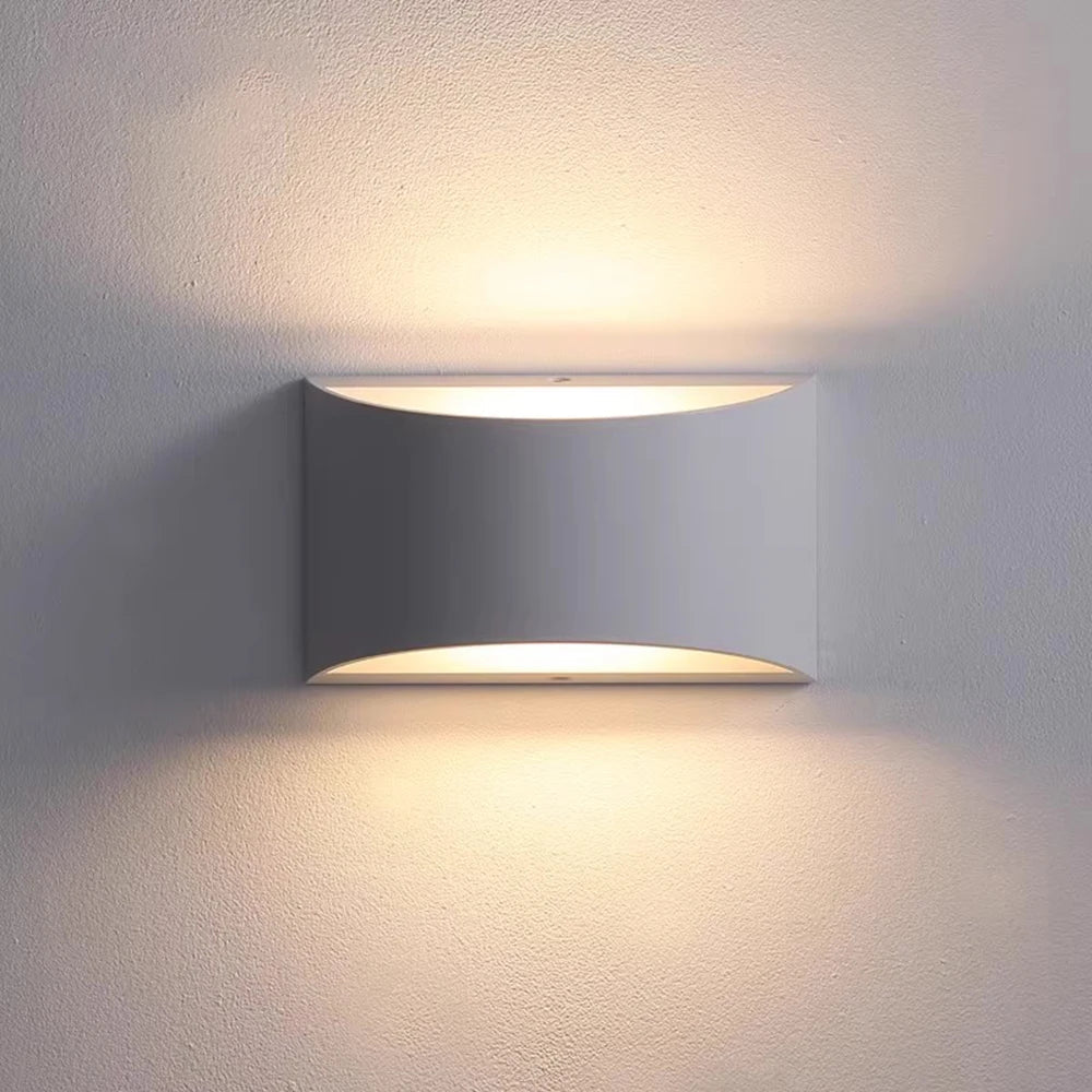 Modern Aluminum LED Wall Lamp with Adjustable Warm and Cool Light – Stylish Wall Sconce for Indoor Ambient Lighting 2