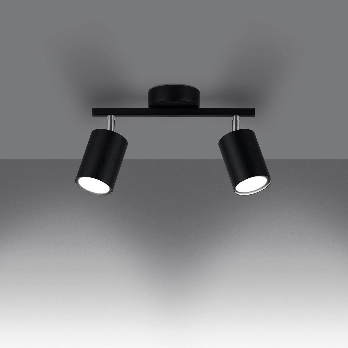 Modern Black Flush Mount Ceiling Light Fixture – Minimalist Design, LED Compatible, Ideal for Living Room and Bedroom 1