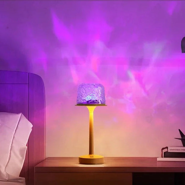 Modern LED Table Lamp with Remote Control, Color Changing and Dimmable Mood Lighting for Bedroom or Desk Use 1