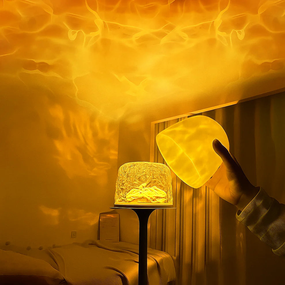 Modern LED Table Lamp with Remote Control, Color Changing and Dimmable Mood Lighting for Bedroom or Desk Use 6