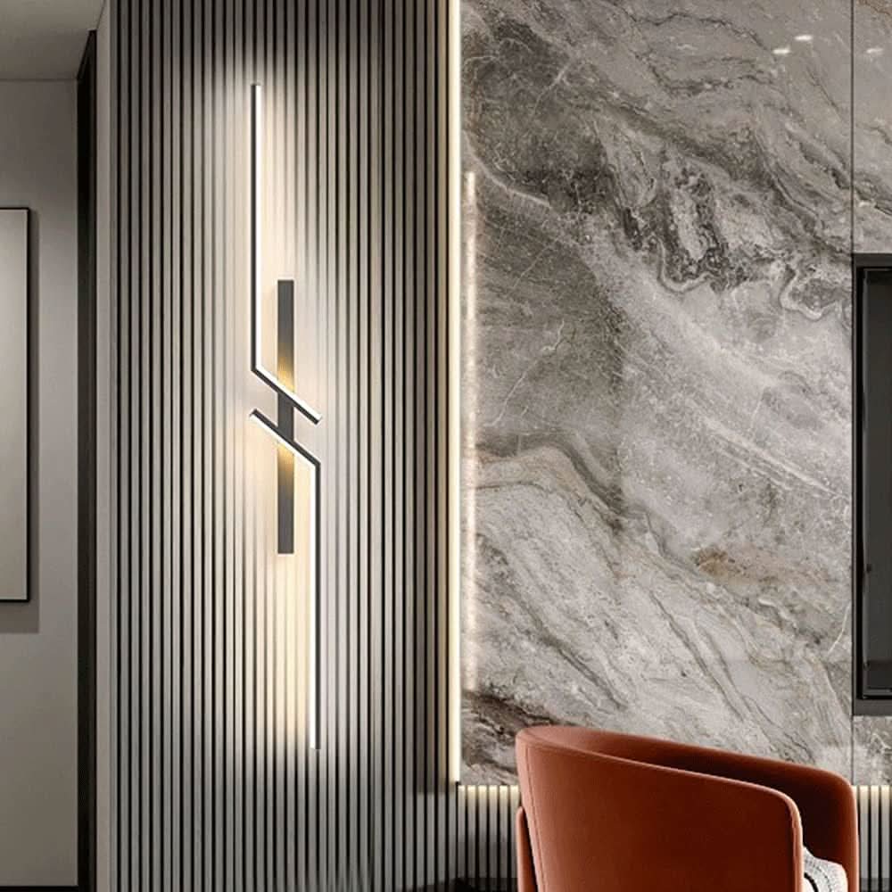 Modern LED Wall Lamp – Dimmable Wall Lights with Minimalist Design in Multiple Sizes and Warm White Light 4