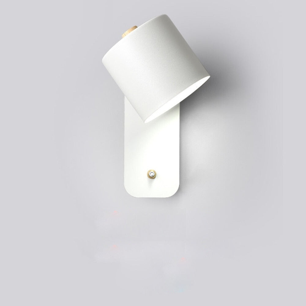 Modern LED Wall Lamp with Integrated Switch – Slim Design Wall Sconce Lighting for Indoor Use 0