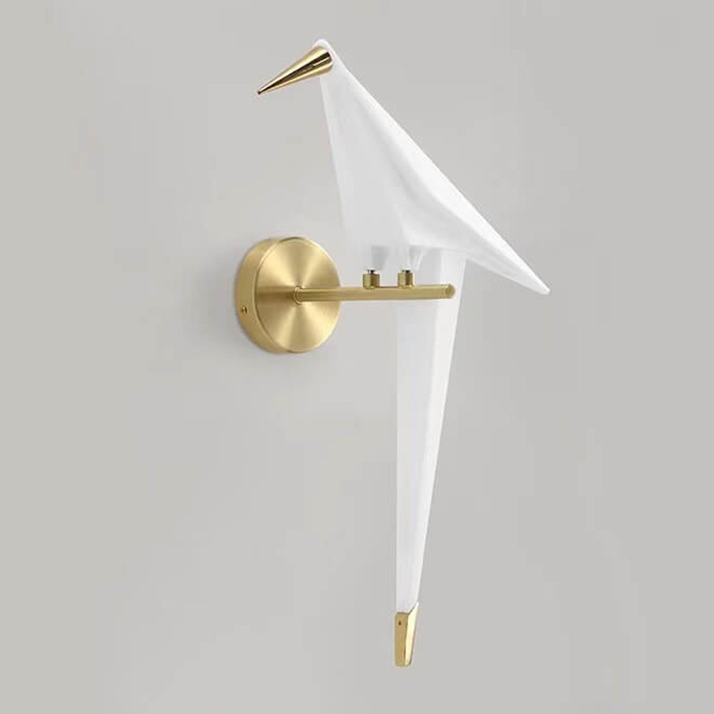 Modern LED Wall Sconce with Creative Paper Cranes Design – Energy-Efficient Wall Lamp in White and Gold, Ideal for Living Room and Bedroom 2