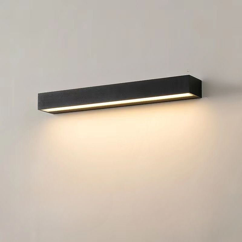 Modern Metal Narrow LED Wall Light Sconce – Slim Design for Bathroom and Home Wall Lighting 5