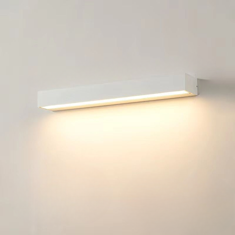 Modern Metal Narrow LED Wall Light Sconce – Slim Design for Bathroom and Home Wall Lighting 6