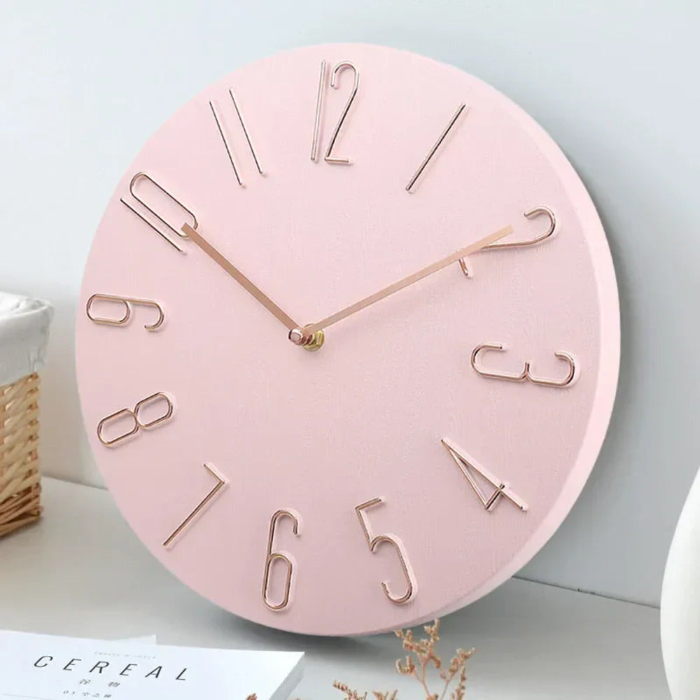 Modern Minimalist Silent Wall Clock – Ultra Quiet Design for Home and Office, 20cm Diameter, Easy to Hang 1
