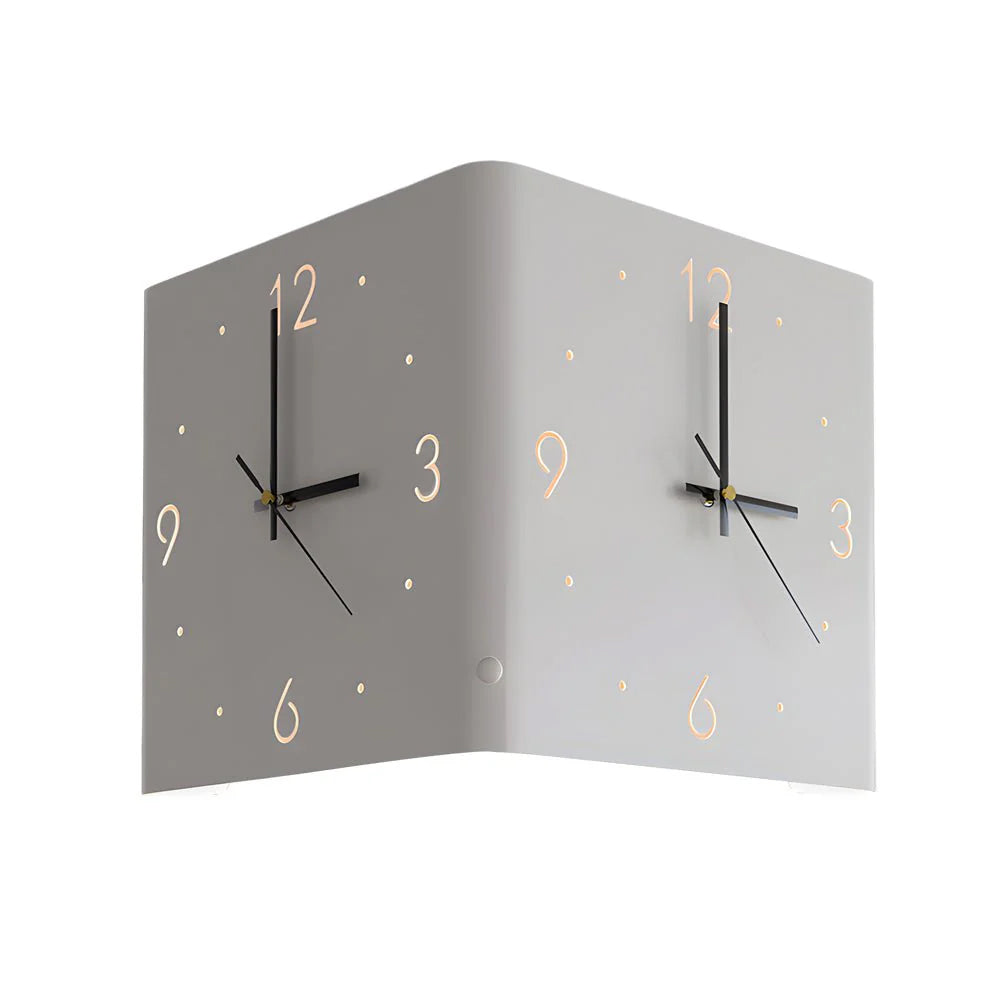 Modern Square LED Wall Clock with Auto-Sensor Lighting – Minimalist Design for Bedrooms and Hallways 6