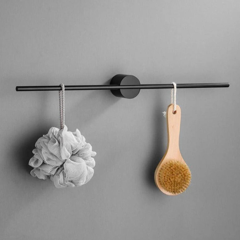 Modern Wall Mounted Towel Rack - Space Saving Bathroom Organizer in Metal, Two Sizes Available 2