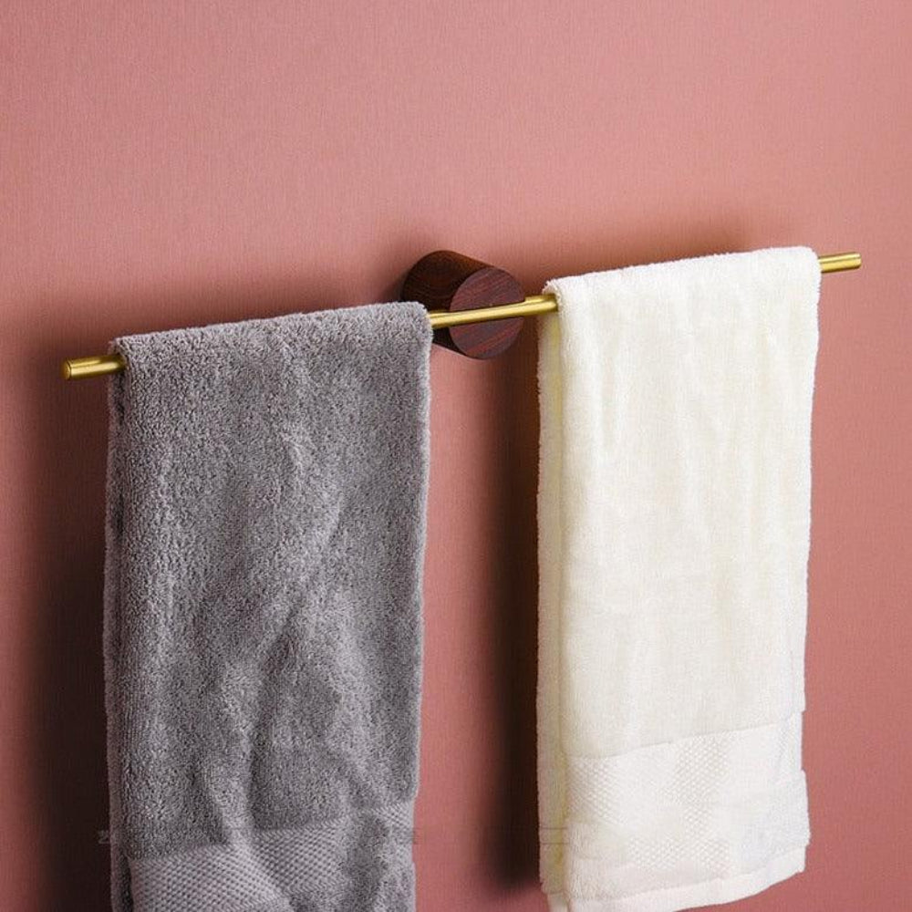 Modern Wall Mounted Towel Rack - Space Saving Bathroom Organizer in Metal, Two Sizes Available 3