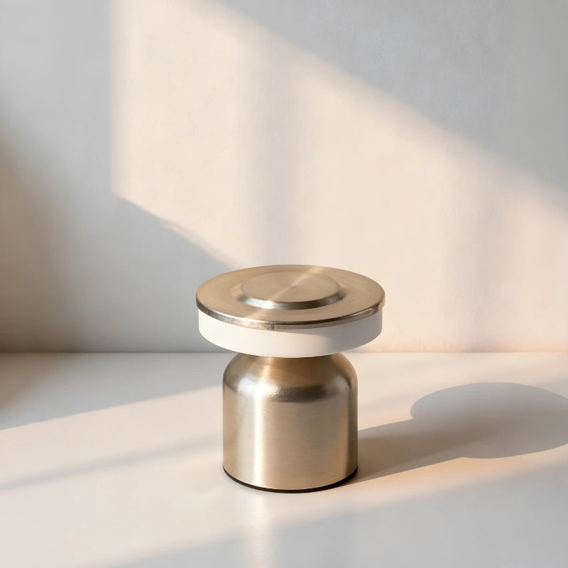 Modern Wrought Iron Table Lamp – Dimmable and Rechargeable with Customizable Illumination 10