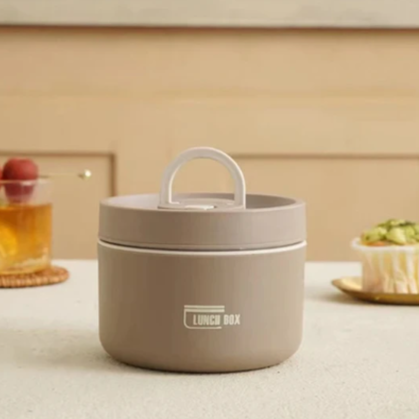 Multi-Layer Insulated Lunch Box with Three Compartments - BPA Free, Leak-Proof Food Storage Solution 10