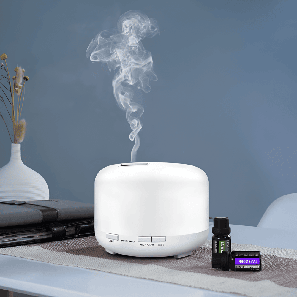 Multifunctional Aroma Diffuser with Bluetooth Speaker and Humidifier - 4-in-1 Electric Diffuser for Essential Oils and Night Light 0