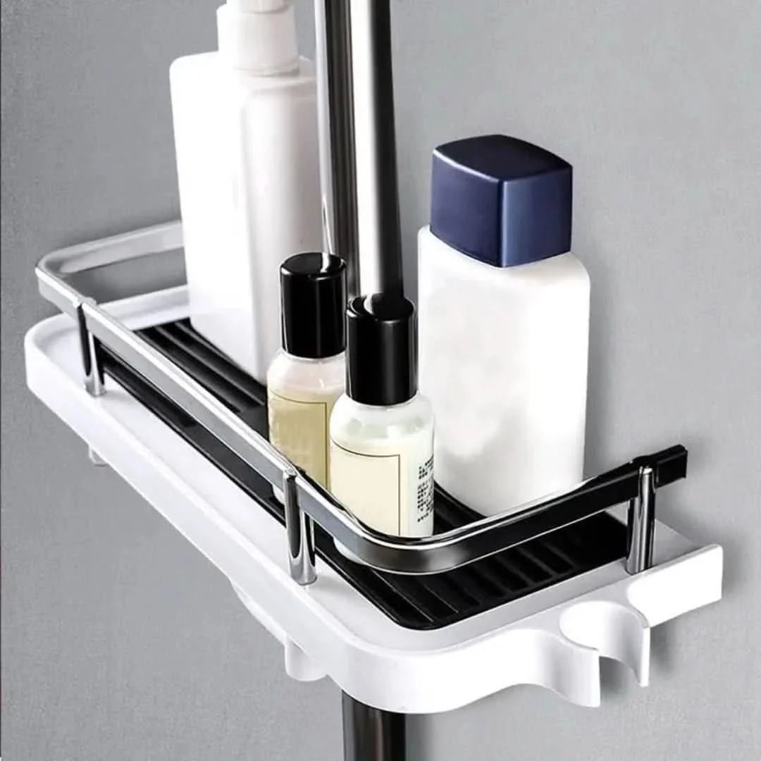 Multifunctional Storage Rack – No-Drill Design, Easy Installation, Stylish Home Organizer for Toiletries and Kitchen Utensils 2