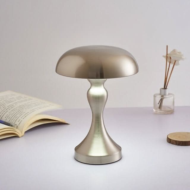 Mushroom-Inspired LED Table Lamp – Compact Bedside Lamp with Warm Light for Cozy Ambiance and Versatile Use 0