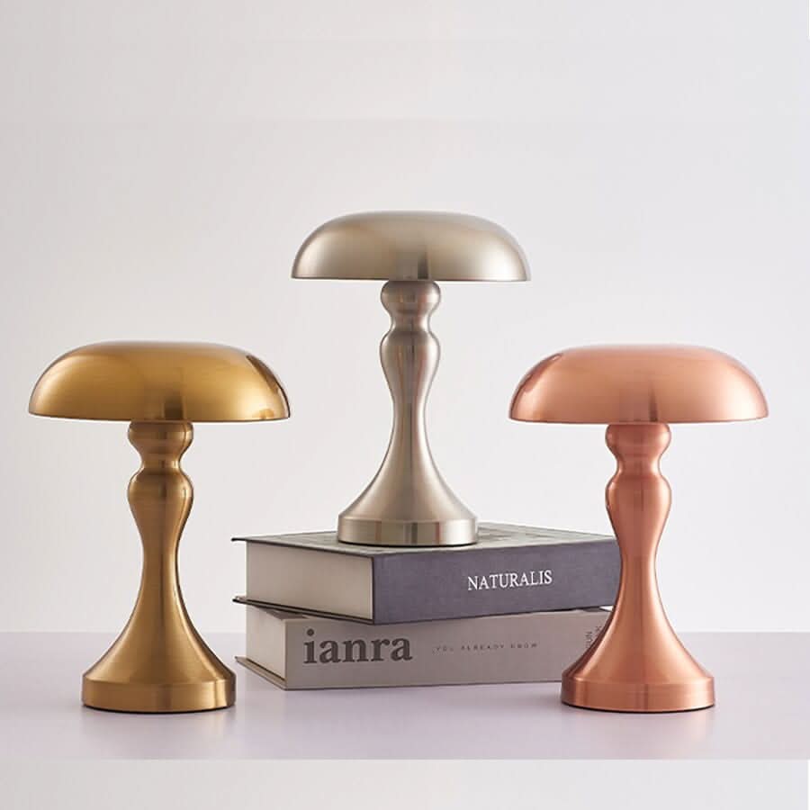 Mushroom-Inspired LED Table Lamp – Compact Bedside Lamp with Warm Light for Cozy Ambiance and Versatile Use 2