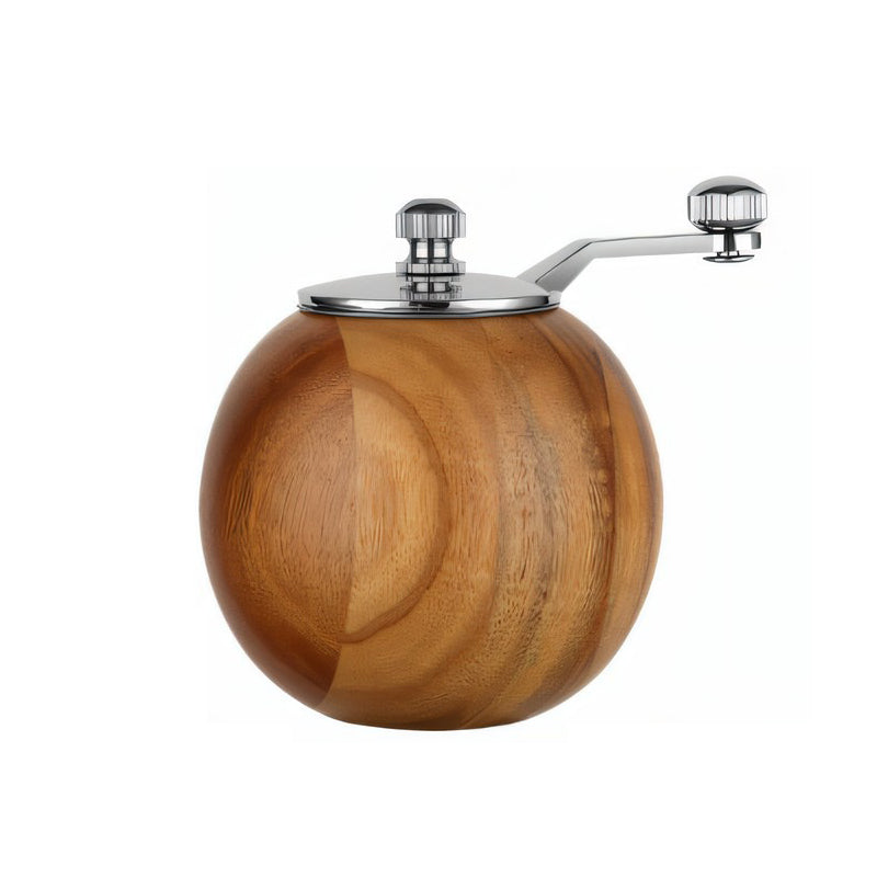 Natural Oak Manual Pepper Grinder with Ceramic Core – Elegant Spice Mill for Freshly Ground Pepper and Salt 7