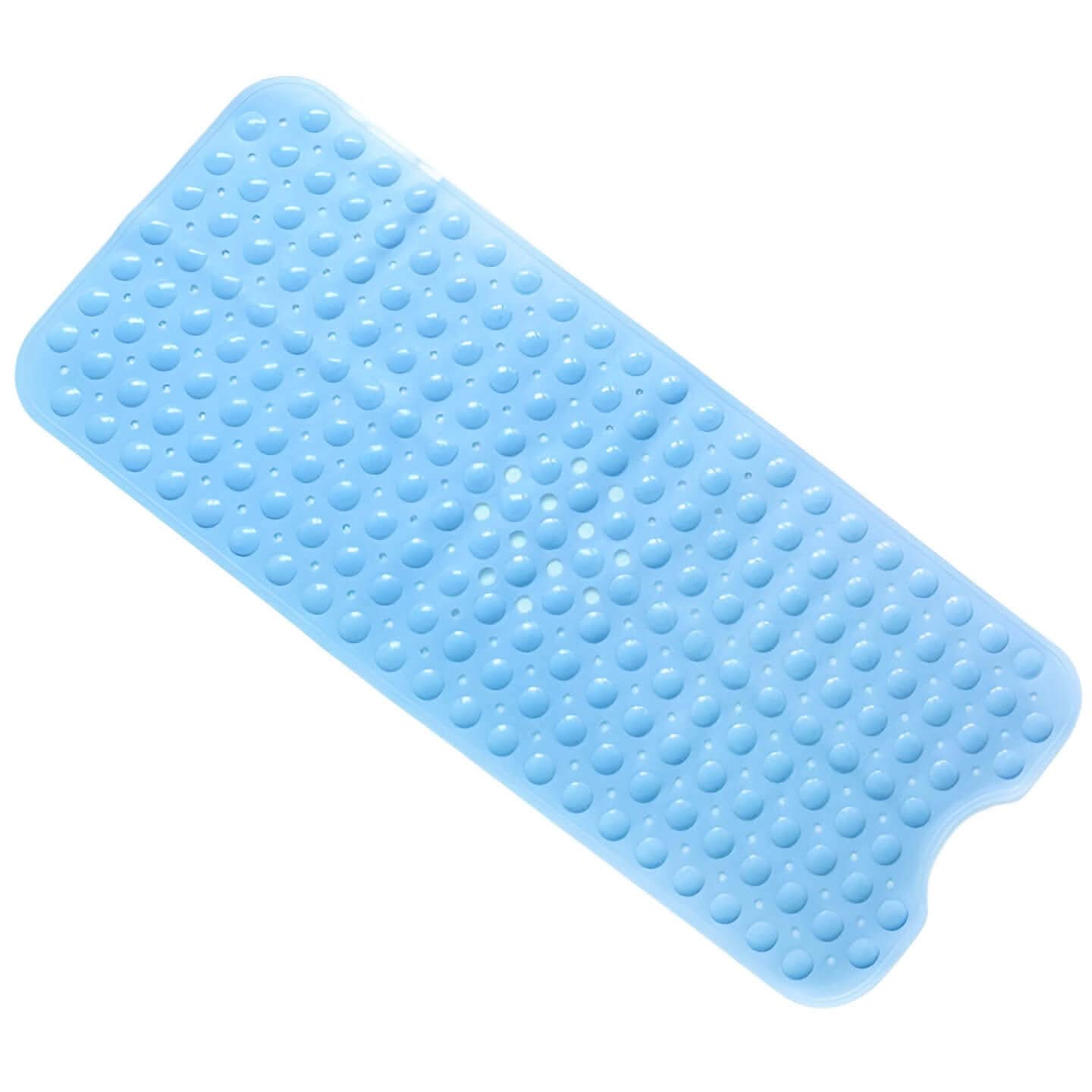 Non-Slip Bath Mat with Suction Cups – Soft and Comfortable Shower Mat for Bathroom Safety, 70 x 40 cm, Gray, Blue, White 4