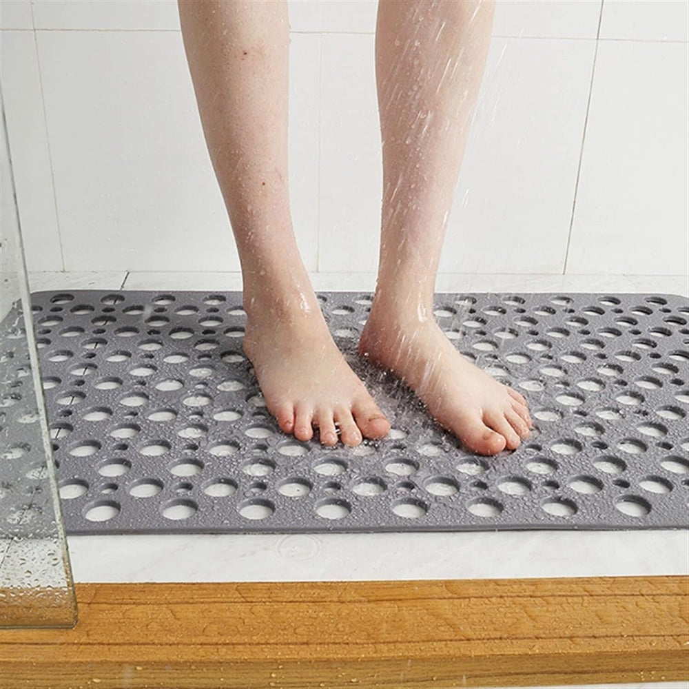 Non-Slip Shower Mat with Antibacterial Properties – Soft Anti-Slip Bath Mat for Safety and Comfort, Easy to Clean, Durable Material 1