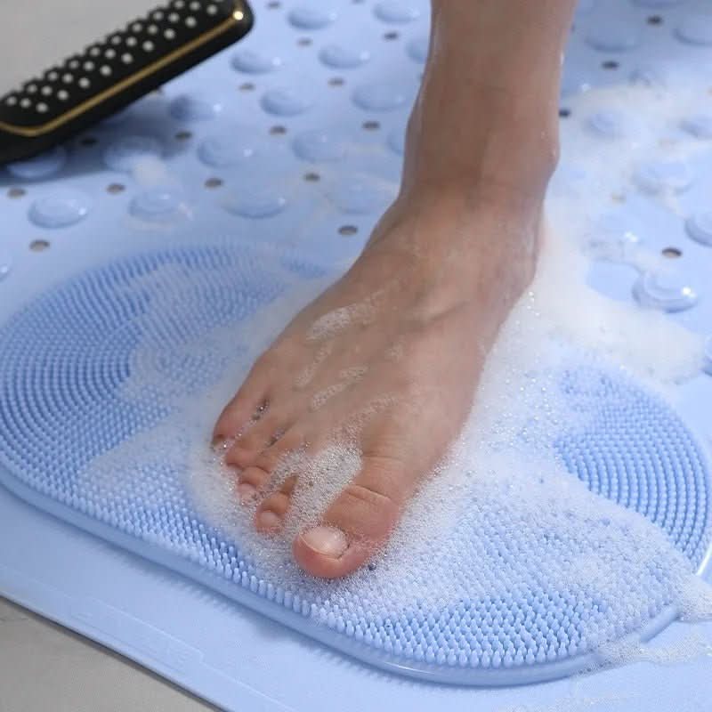 Non-Slip Shower Mat with Strong Suction Cups – Anti-Slip Bath Mat for Safety and Comfort, Durable PVC, Textured Surface, Machine Washable 2