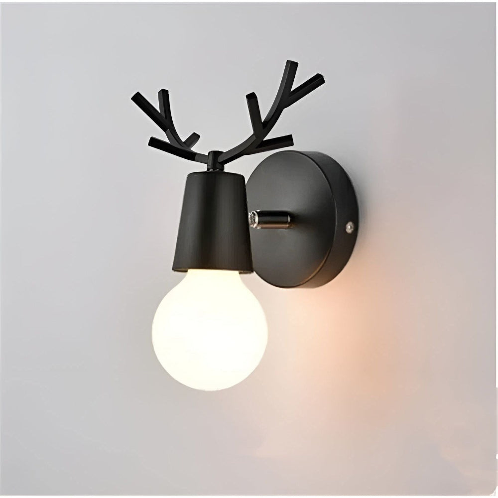 Nordic Antler-Inspired LED Wall Light in Soft Pastel Shades – Playful Wall Sconce for Children's Rooms and Minimalist Interiors 9