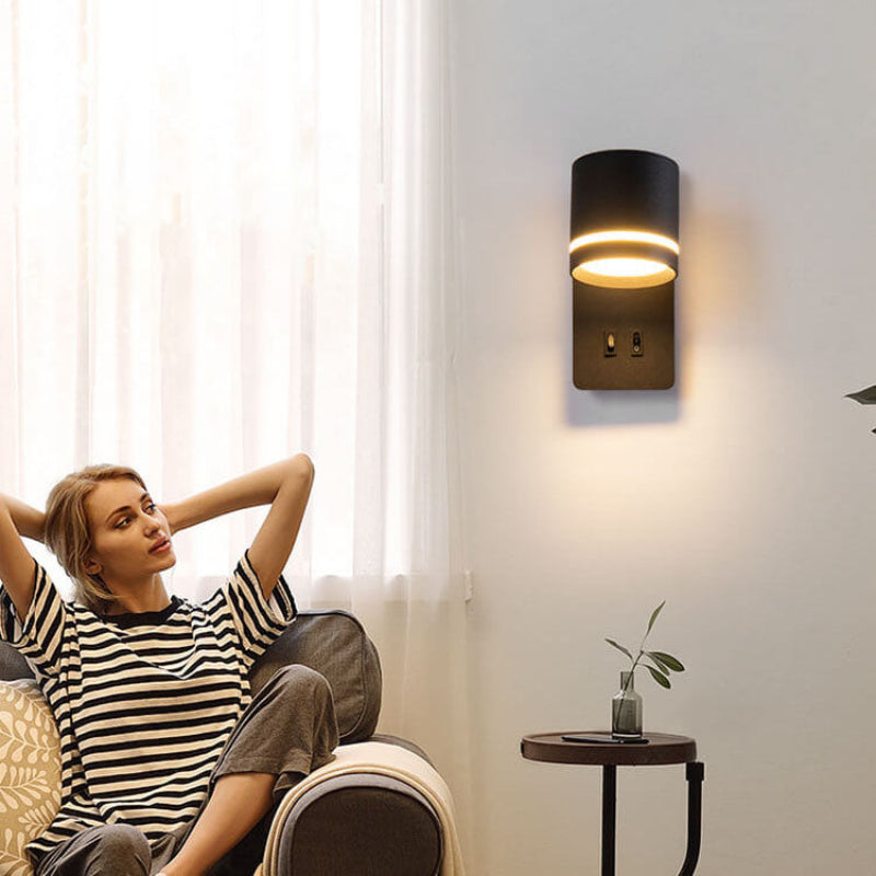 Nordic Minimalist Rotatable LED Wall Sconce with Adjustable Square Design and Dual Light Output - Modern Wall Lamp for Reading and Ambiance 4